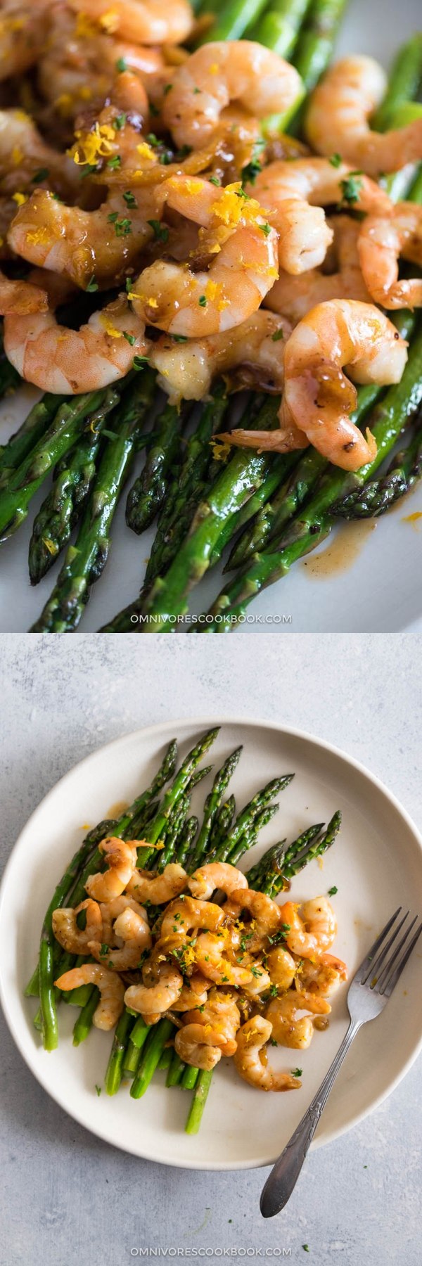 Orange Shrimp and Asparagus