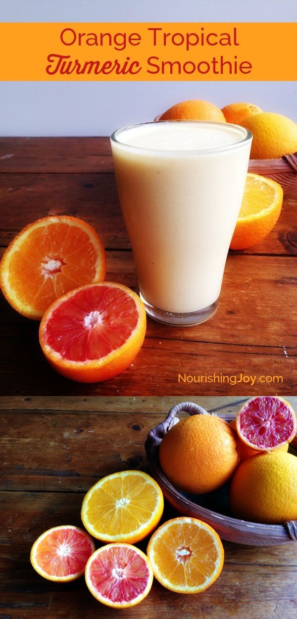 Orange Tropical Turmeric Smoothie