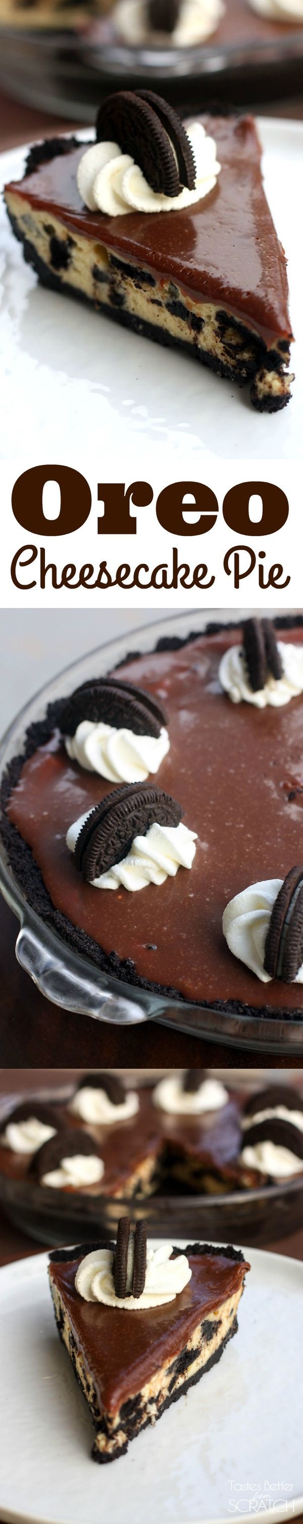 Oreo Cheesecake Pie