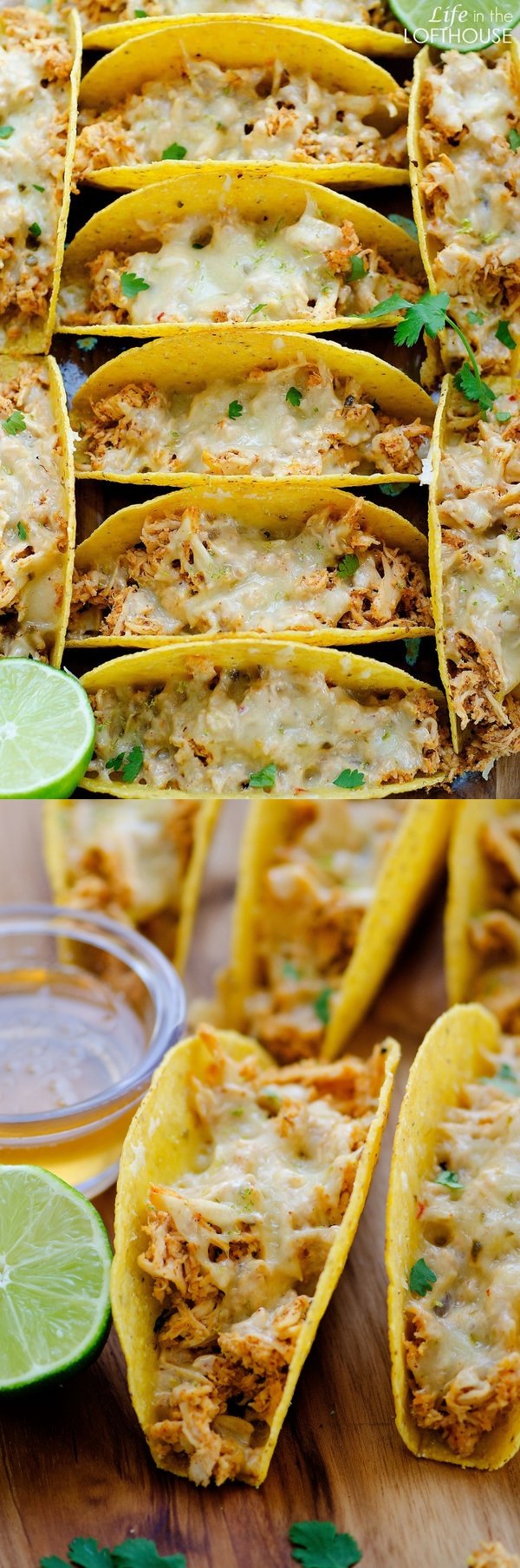 Oven Baked Honey Lime Chicken Tacos