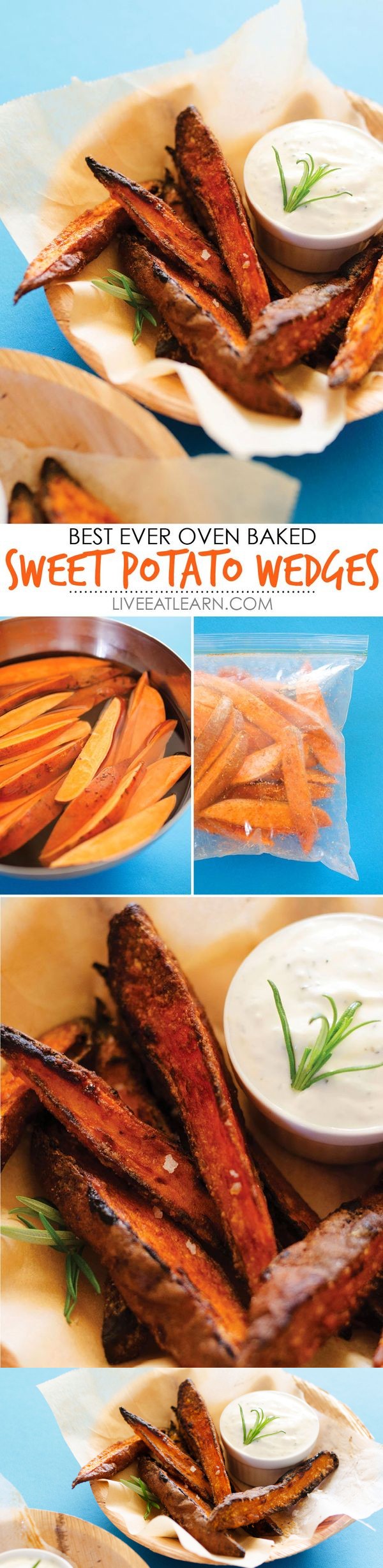 Oven-Baked Sweet Potato Wedges