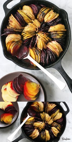 Oven-Roasted Beets and Potatoes