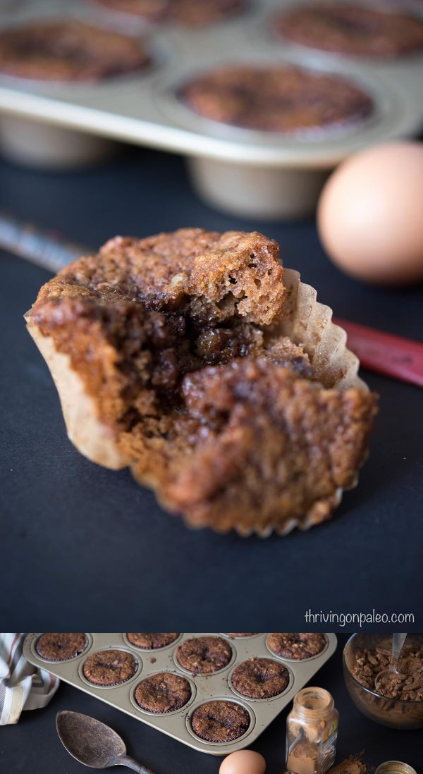 Paleo Cinnamon Roll Muffins