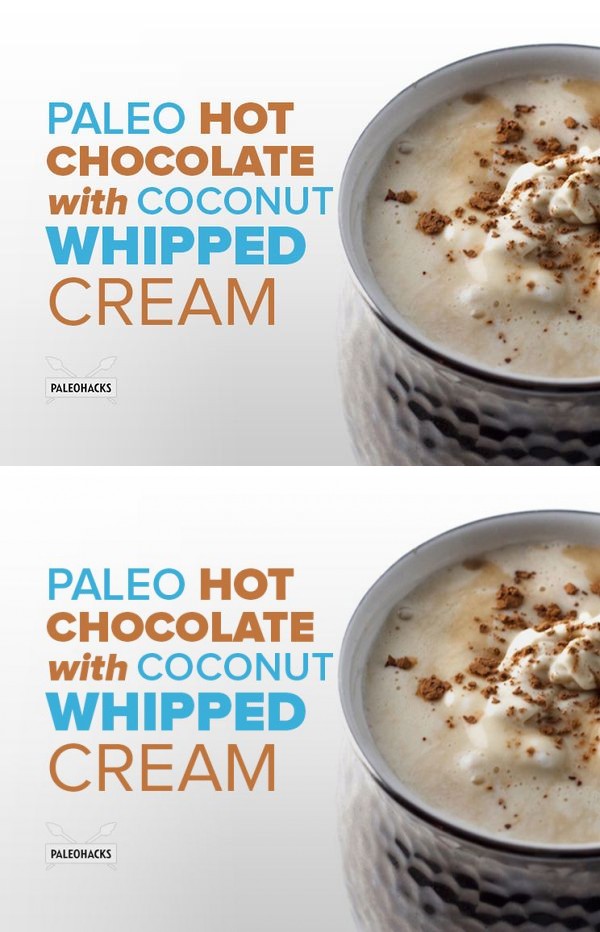 Paleo Hot Chocolate with Coconut Whipped Cream