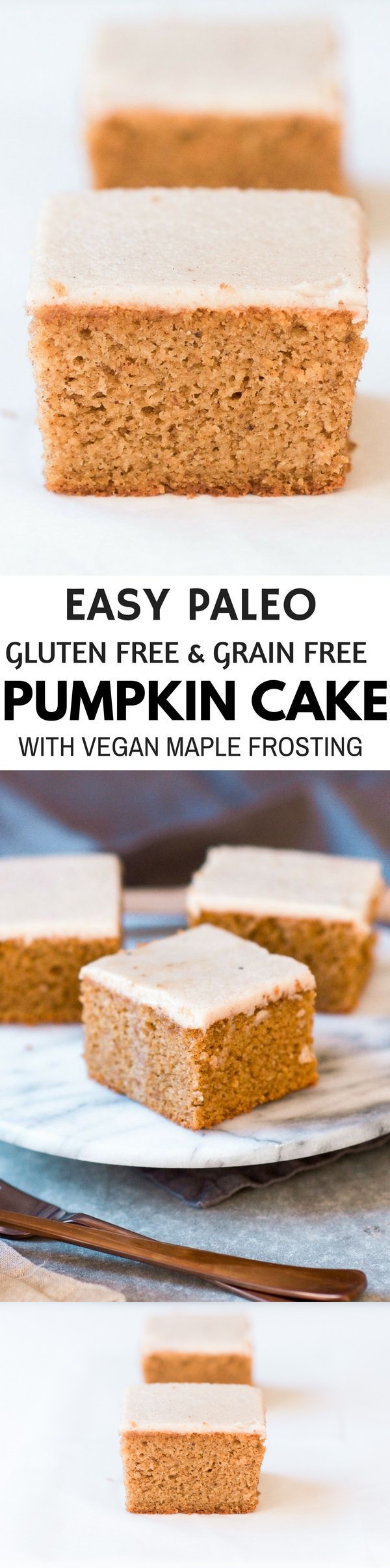 Paleo Pumpkin Cake With Maple Frosting