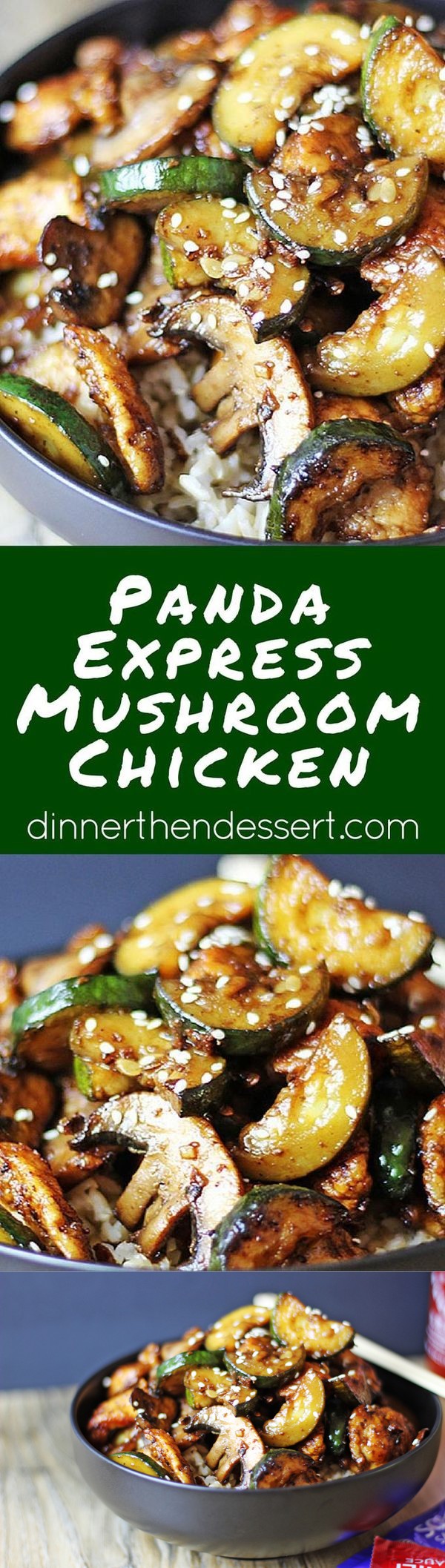 Panda Express Zucchini & Mushroom Chicken