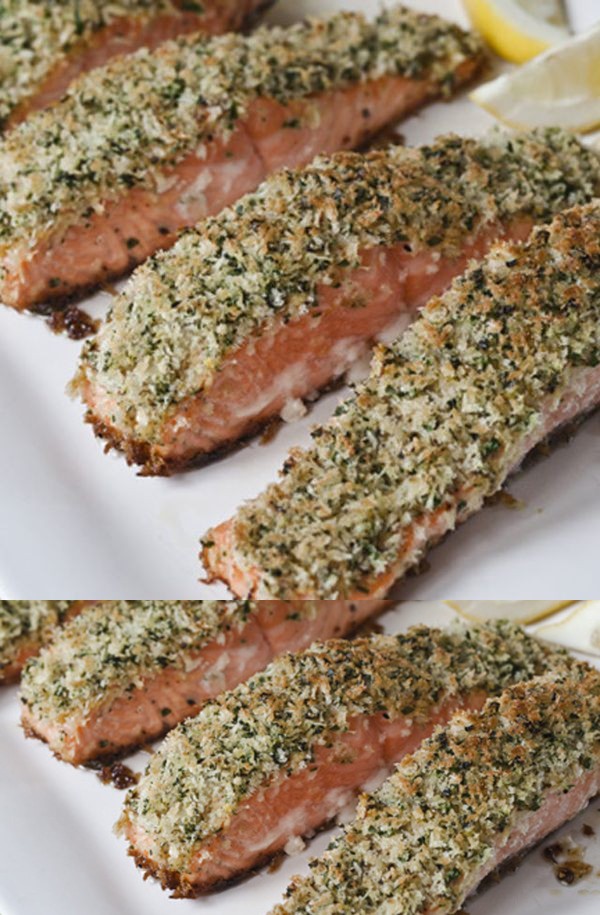 Panko-Crusted Salmon