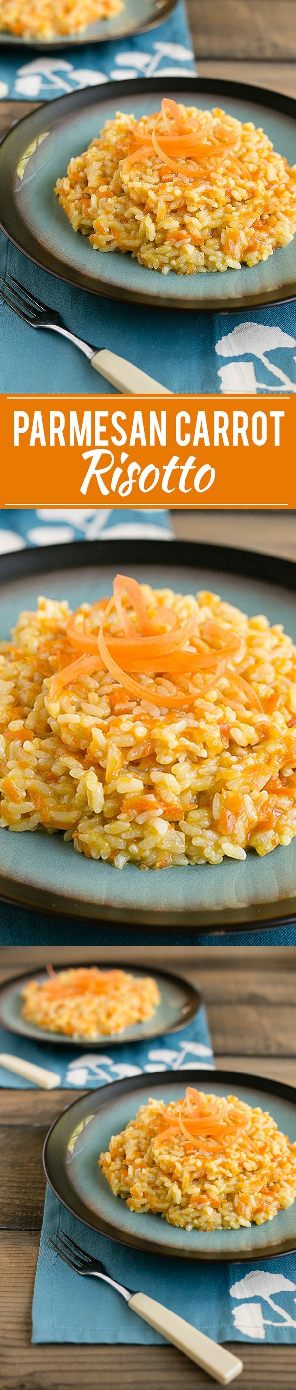 Parmesan Carrot Risotto (Carrot Rice