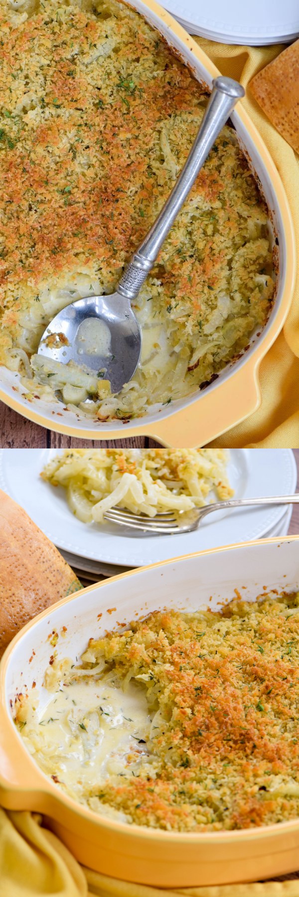 Parmesan Fennel Gratin