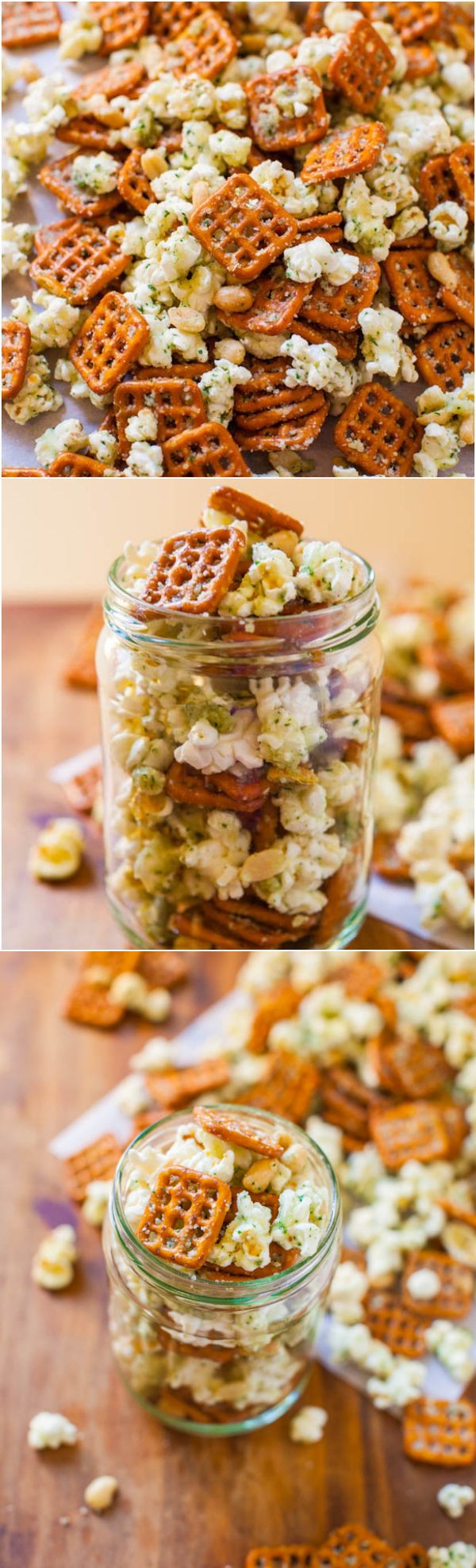 Parmesan Ranch Snack Mix (no-bake