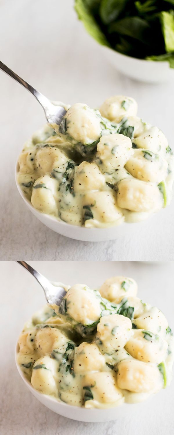 Parmesan Spinach Gnocchi