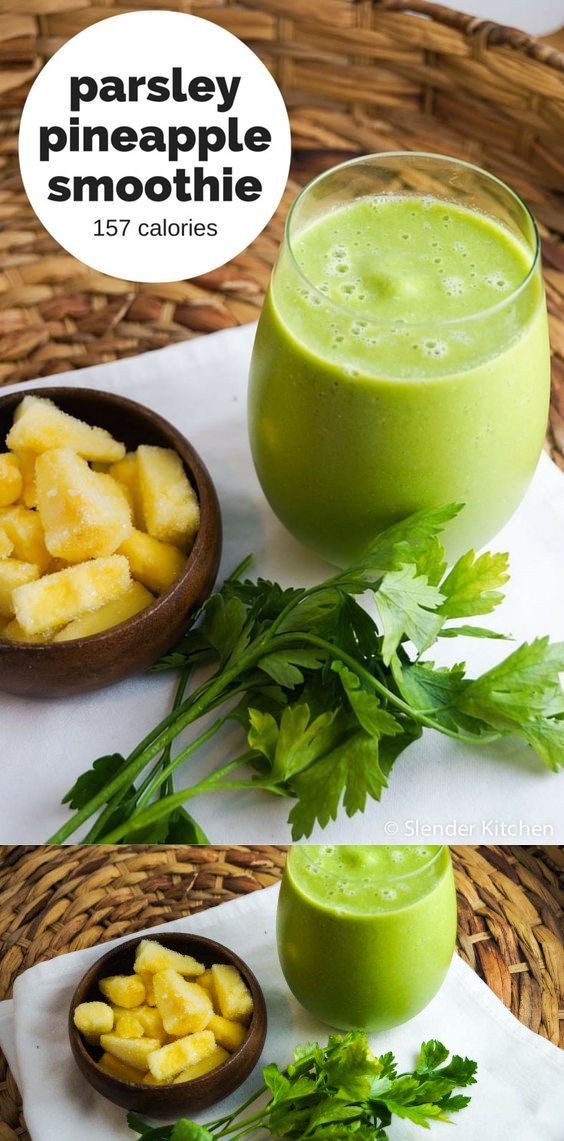 Parsley Pineapple Smoothie