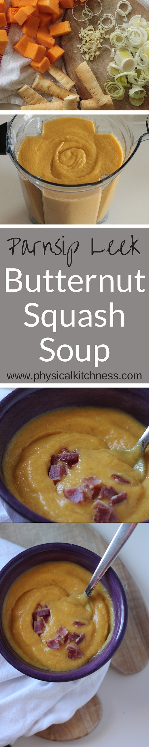 Parsnip Leek Butternut Squash Soup