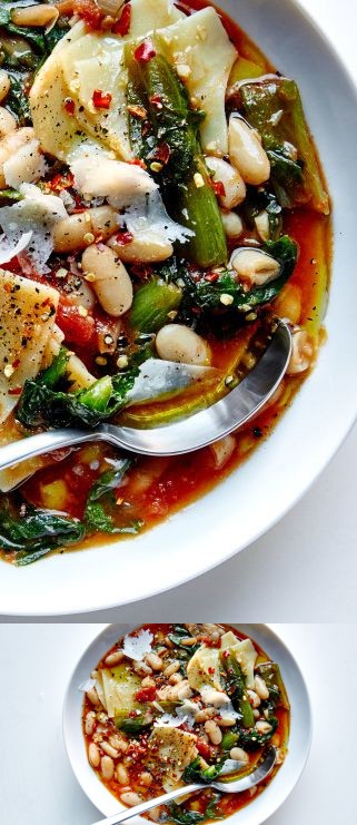 Pasta e Fagioli with Escarole