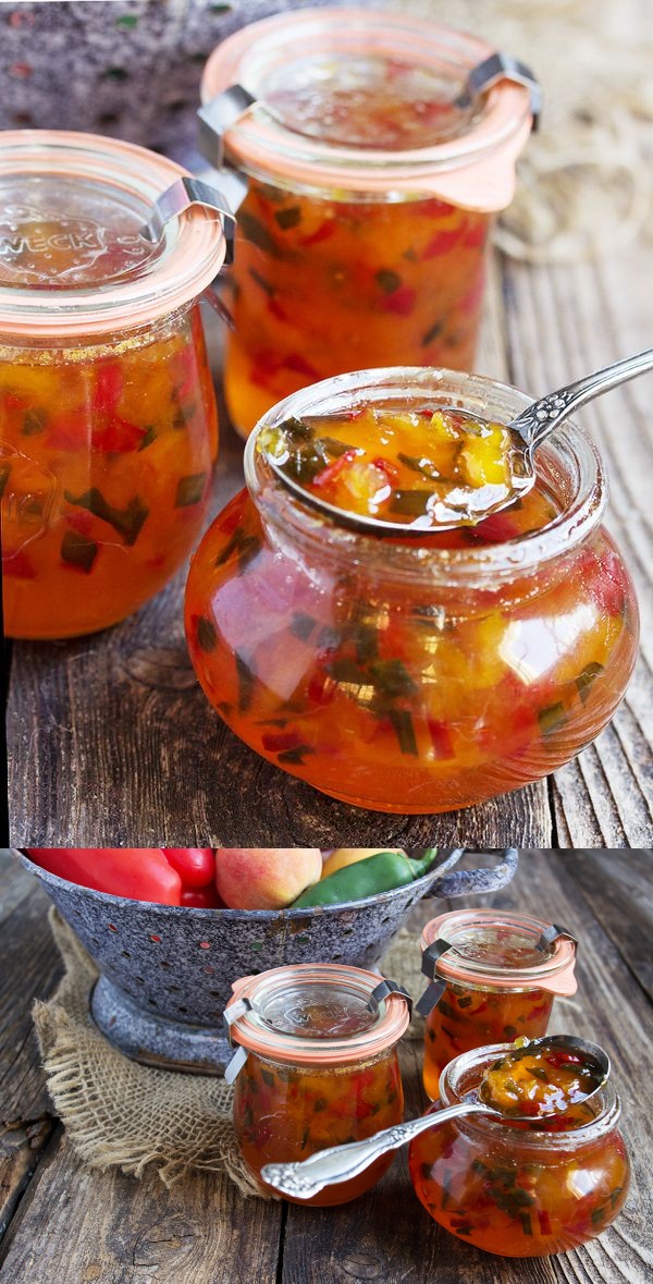 Peach and Pepper Jam