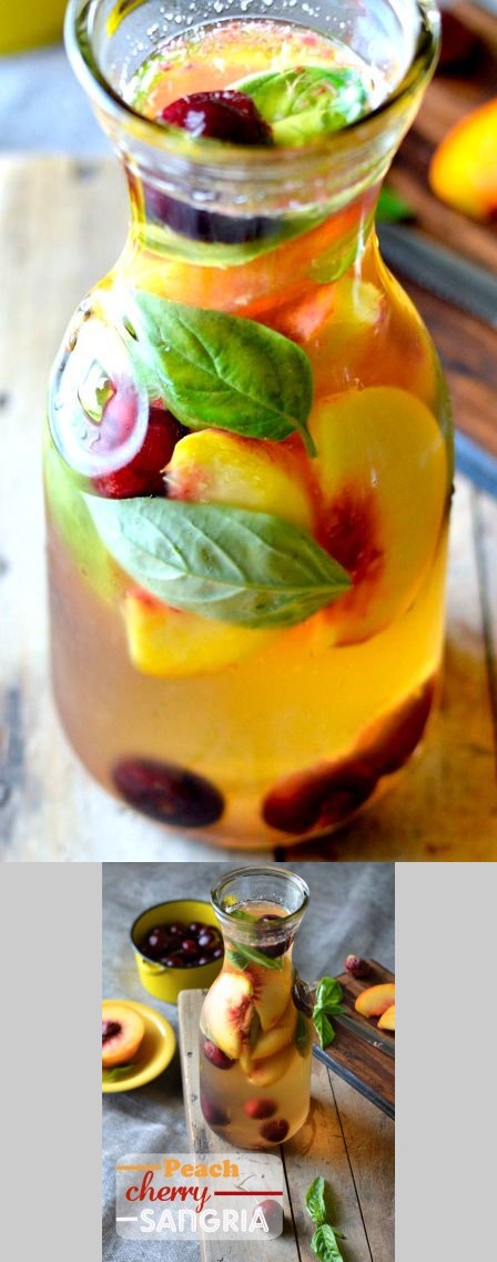 Peach Cherry Sangria