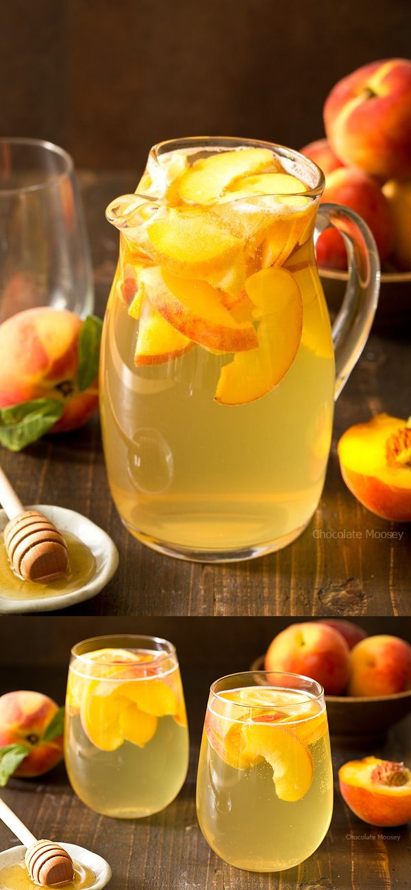 Peach Honey Sangria