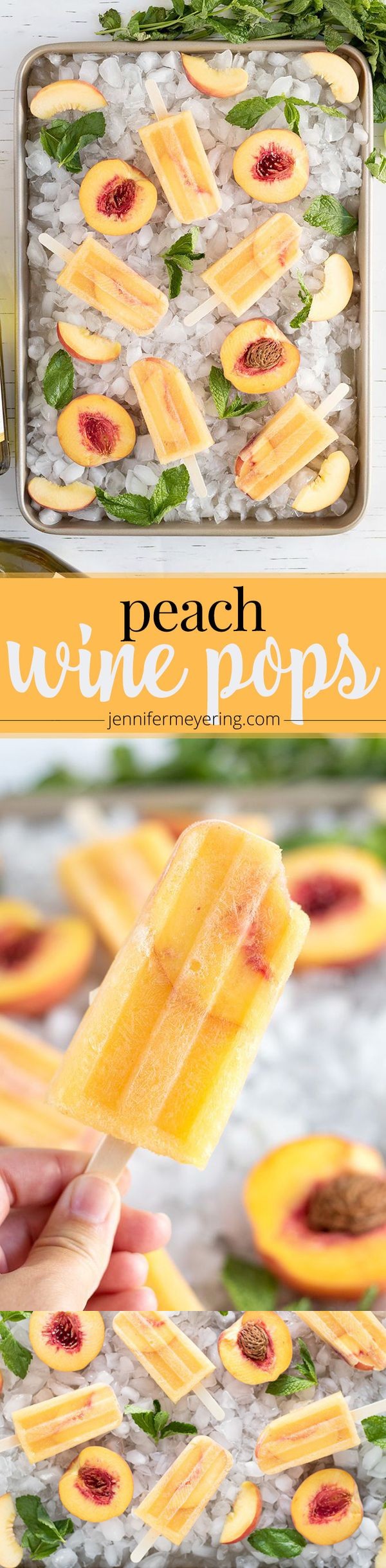 Peach Wine Pops