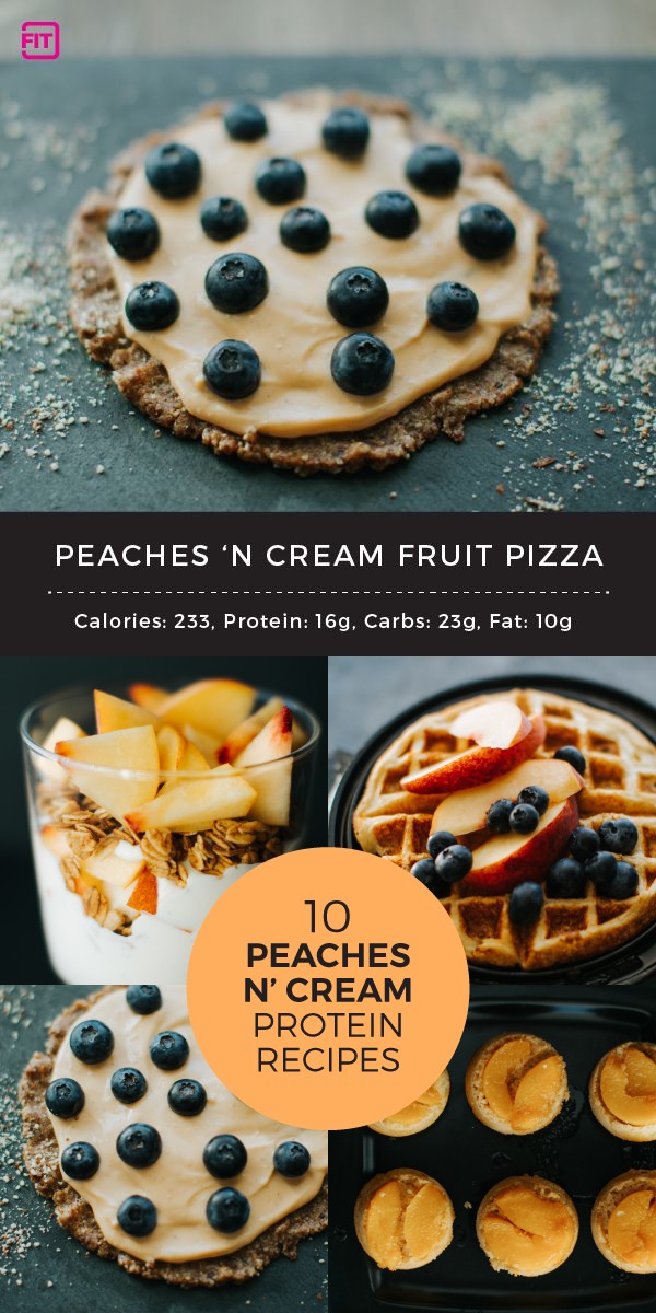 Peaches ‘N Cream Fruit Pizza