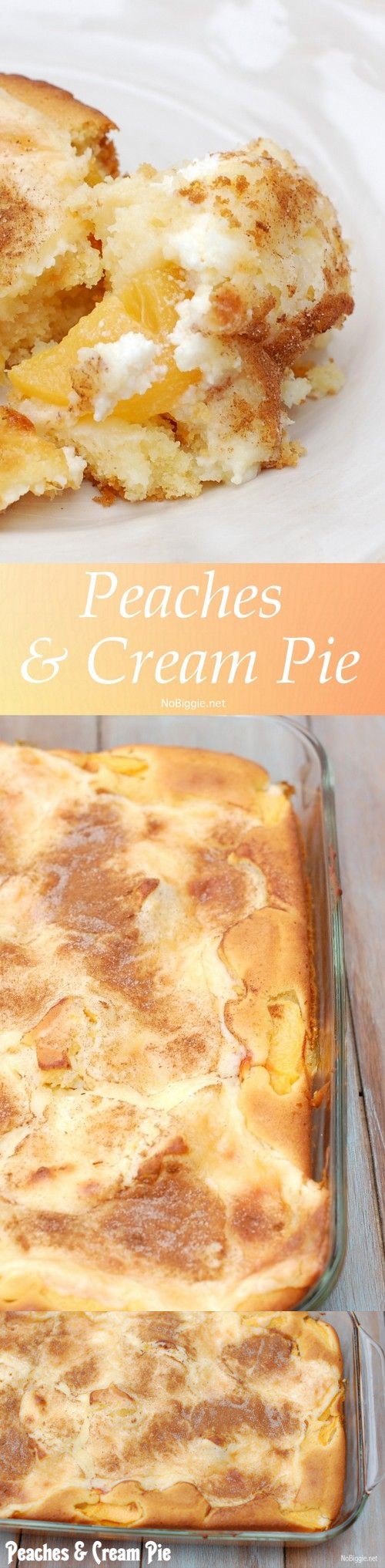 Peaches & Cream Pie