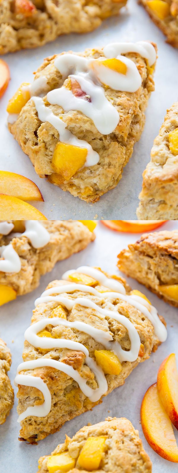 Peaches and Cream Scones