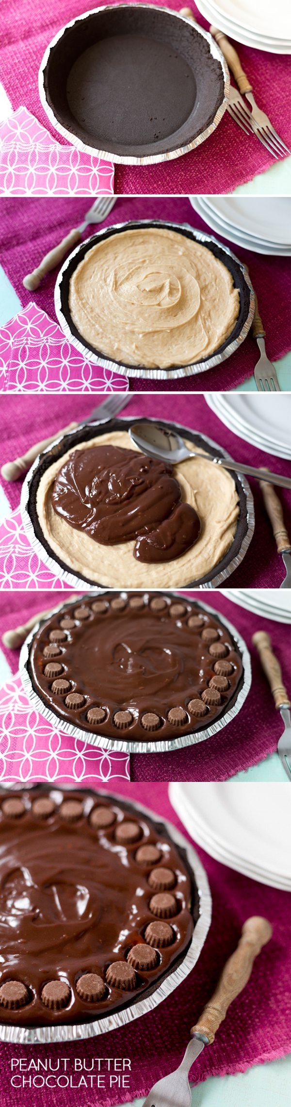 Peanut Butter Chocolate Pie