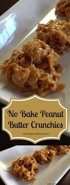 Peanut Butter Crunchies - An Easy Christmas Treat