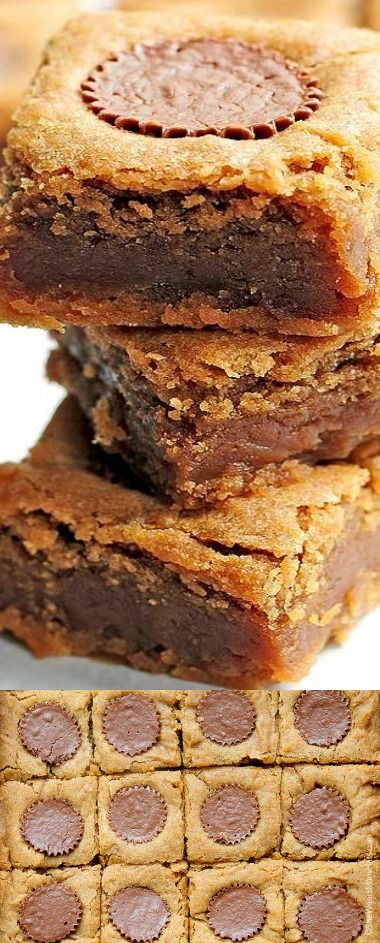 Peanut Butter Cup Blondie