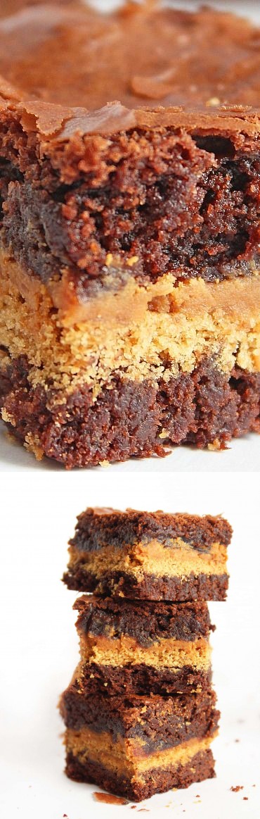 Peanut Butter Graham Cracker Brownies