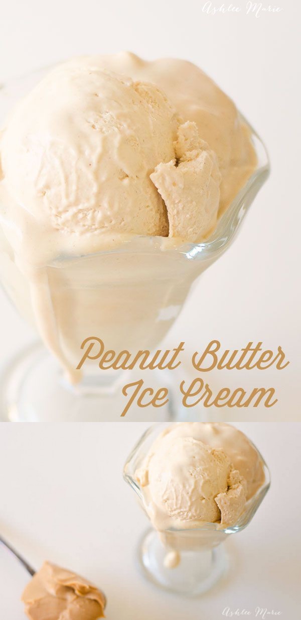 Peanut butter ice cream