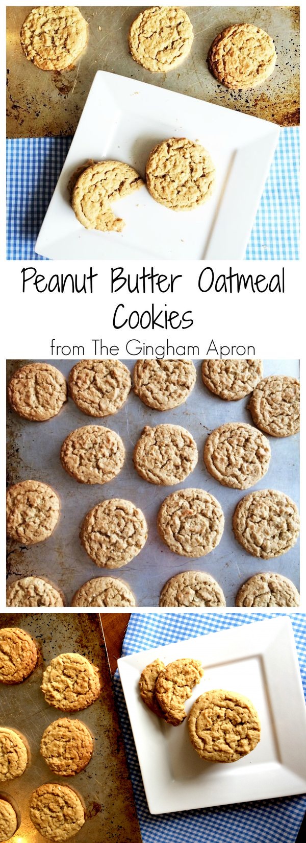 Peanut Butter Oatmeal Cookies