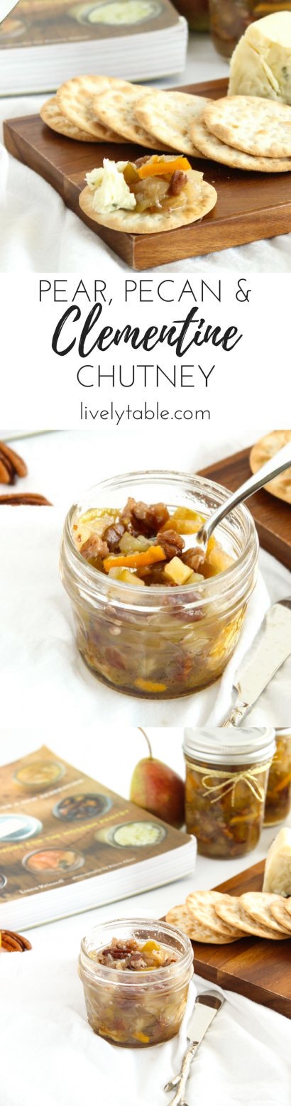 Pear, Clementine and Pecan Chutney