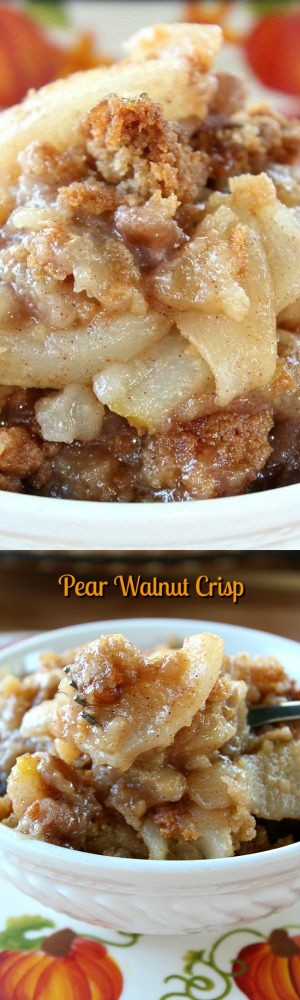 Pear Walnut Crisp