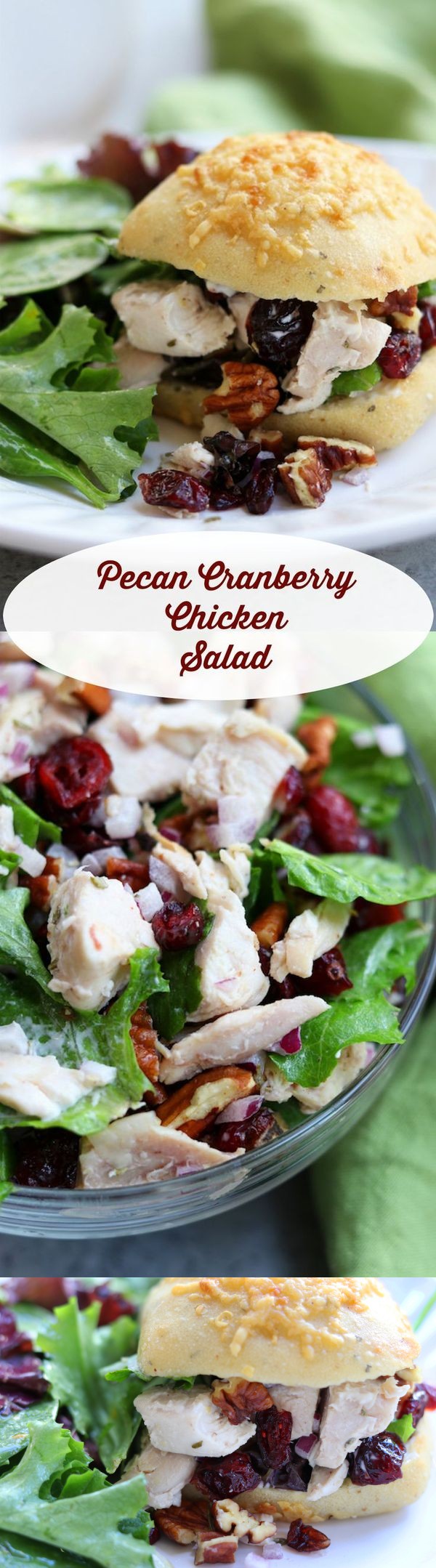 Pecan Cranberry Chicken Salad