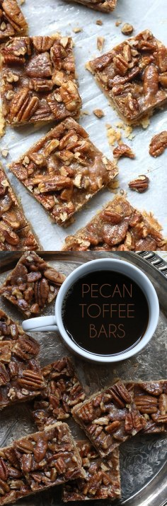 Pecan Toffee Bars