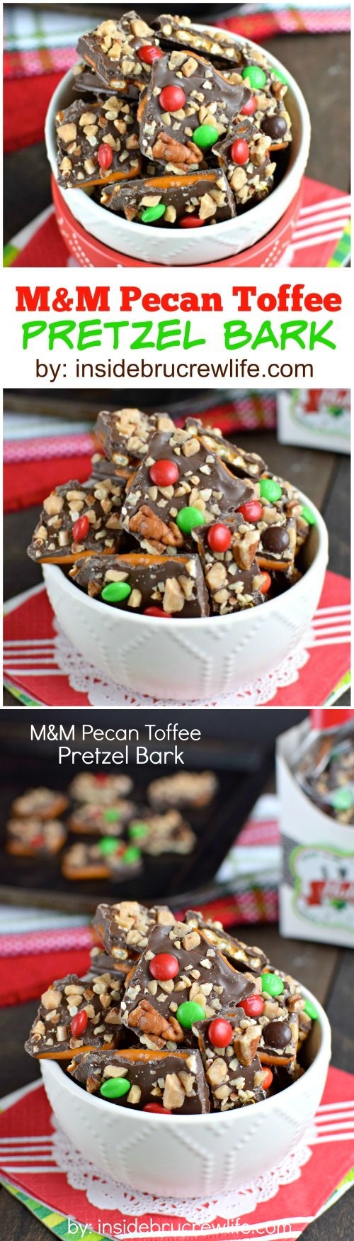 Pecan Toffee Pretzel Bark