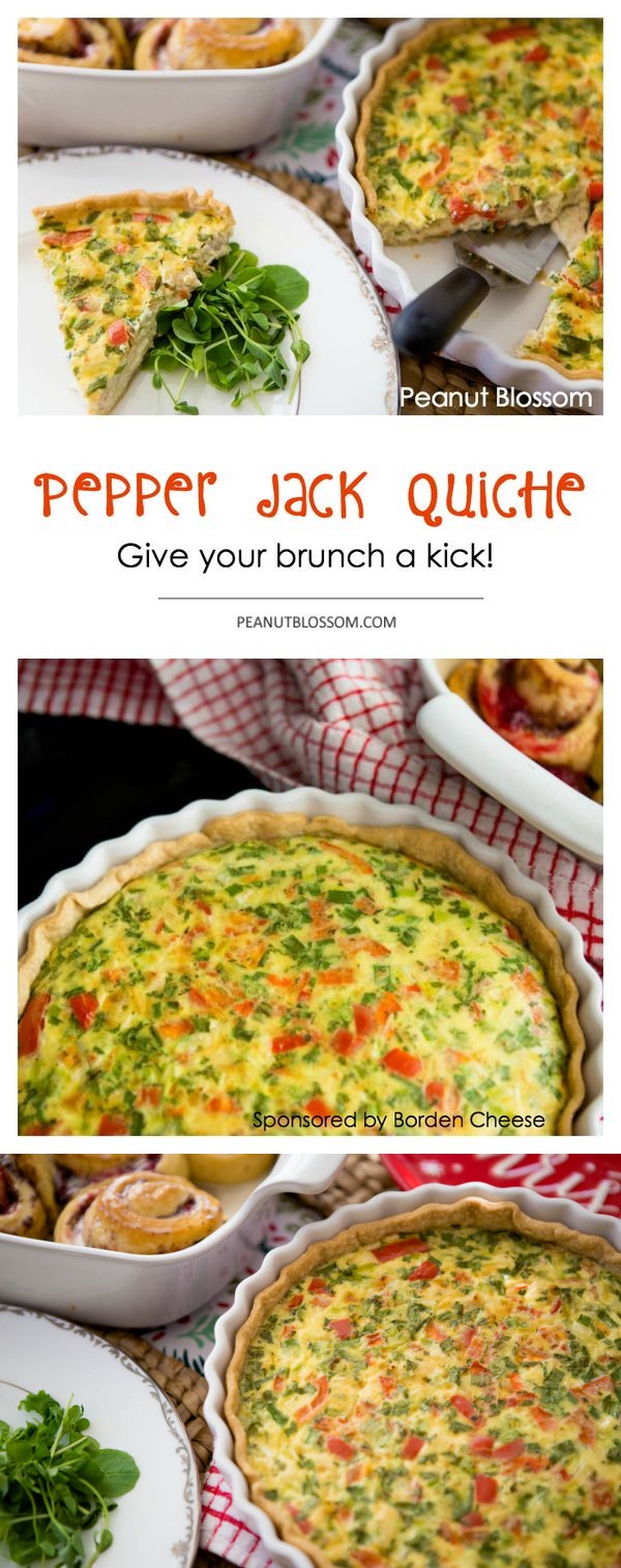 Pepper jack quiche