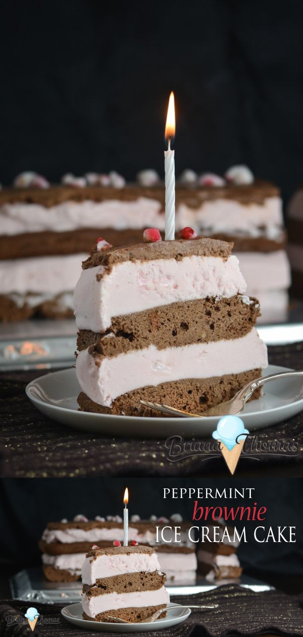 Peppermint Brownie Ice Cream Cake (And My 21st Birthday