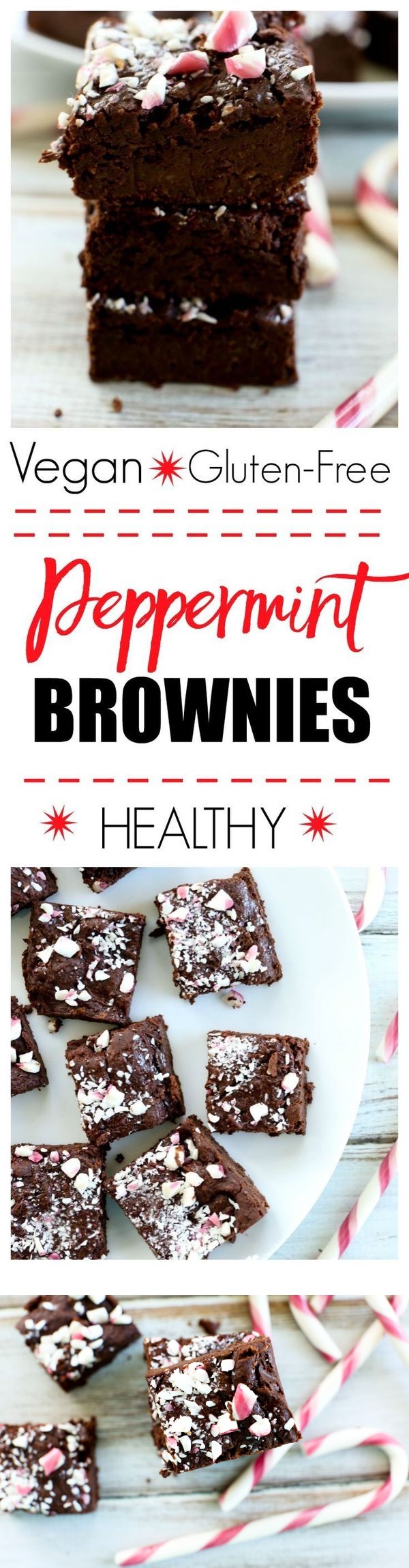 Peppermint Brownies (Vegan and Gluten-free