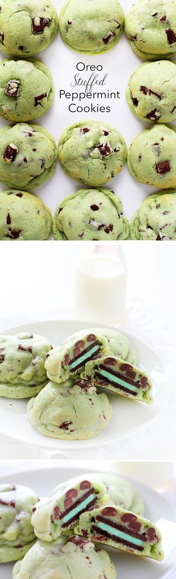 Peppermint Chocolate Chip Cookies