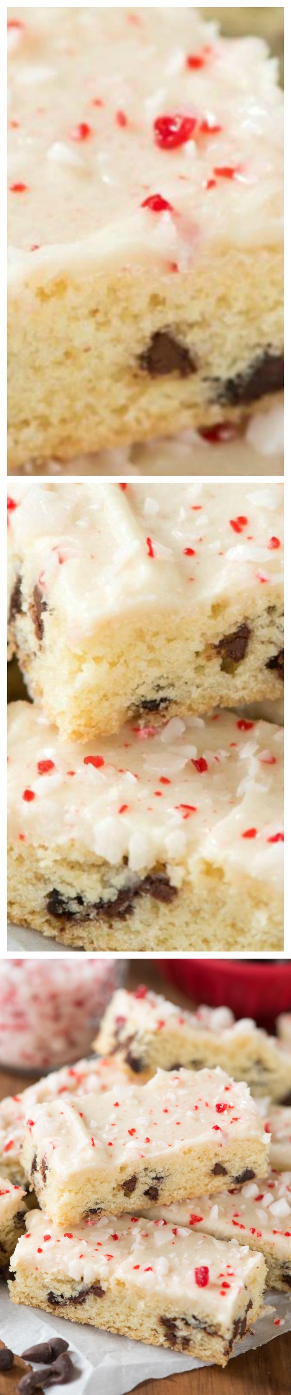 Peppermint Chocolate Chip Sugar Cookie Sticks