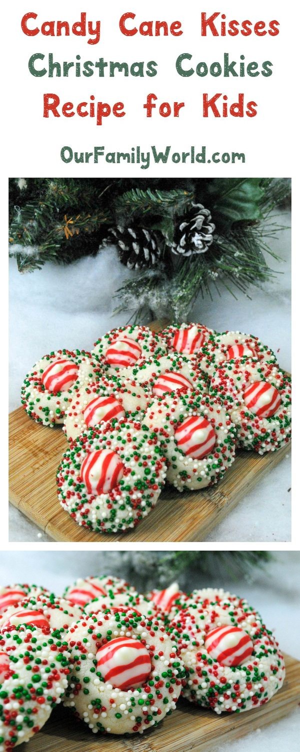 Peppermint Kisses Christmas Cookies