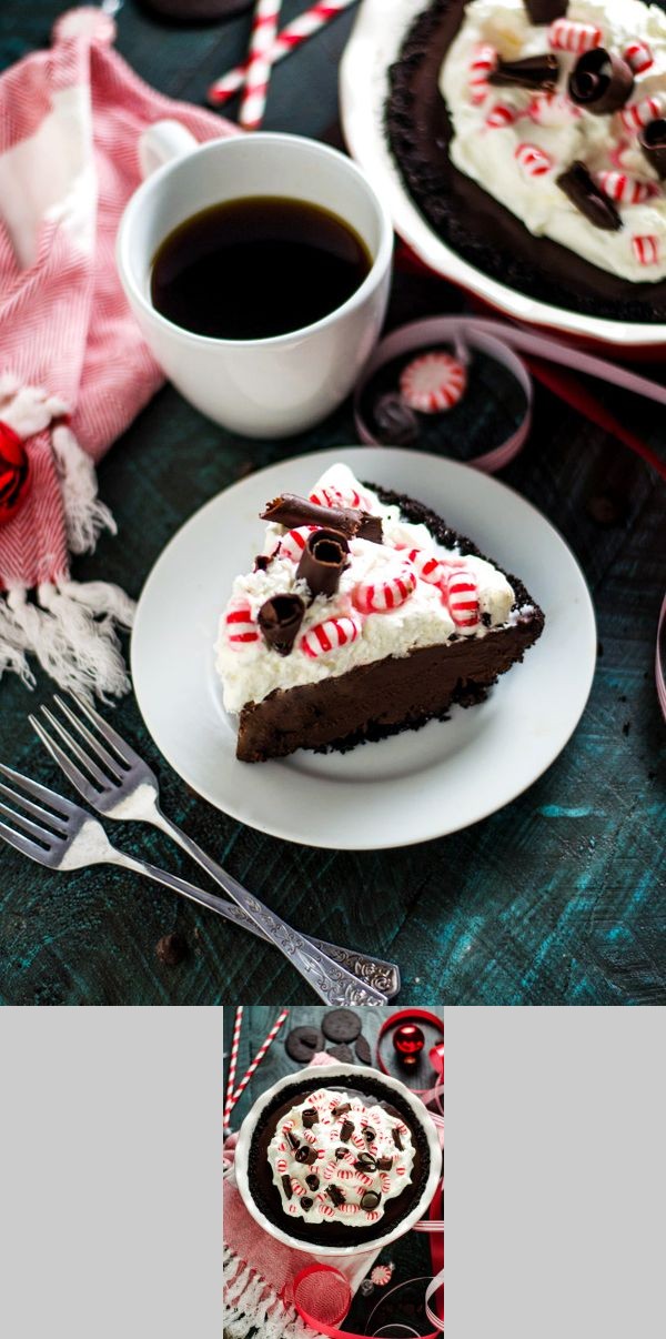 Peppermint Mocha Pie