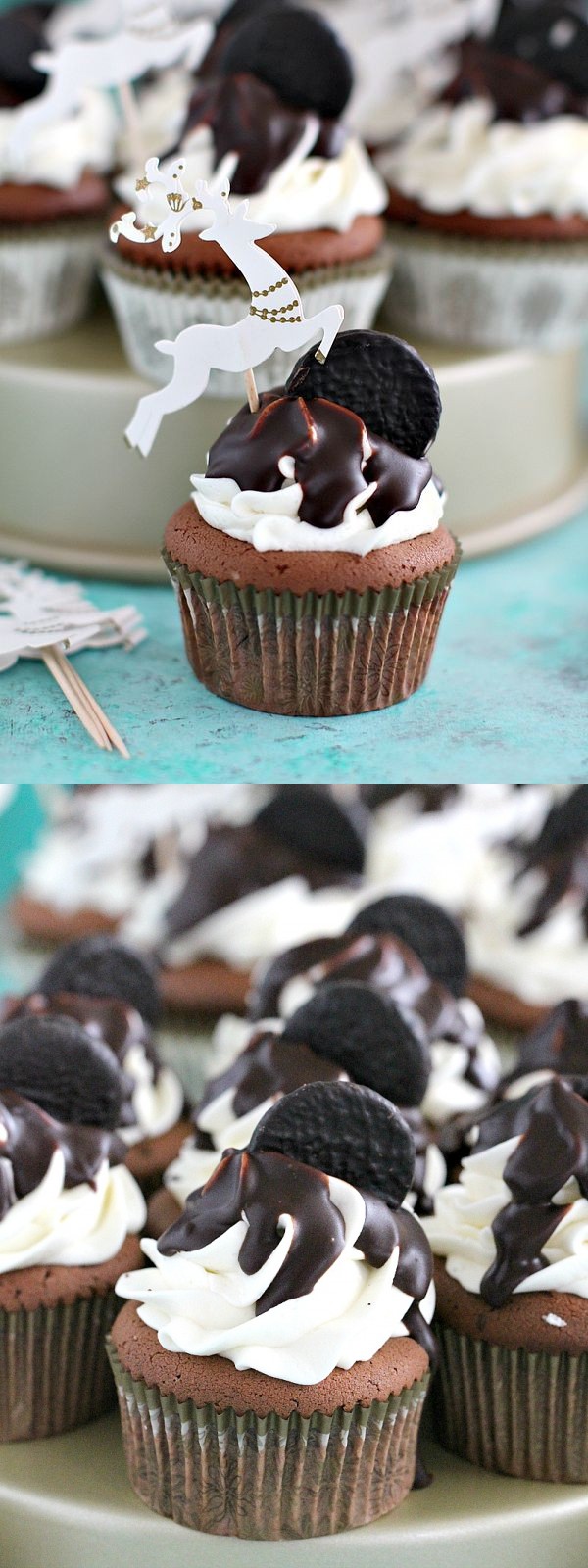 Peppermint Pattie Cupcakes