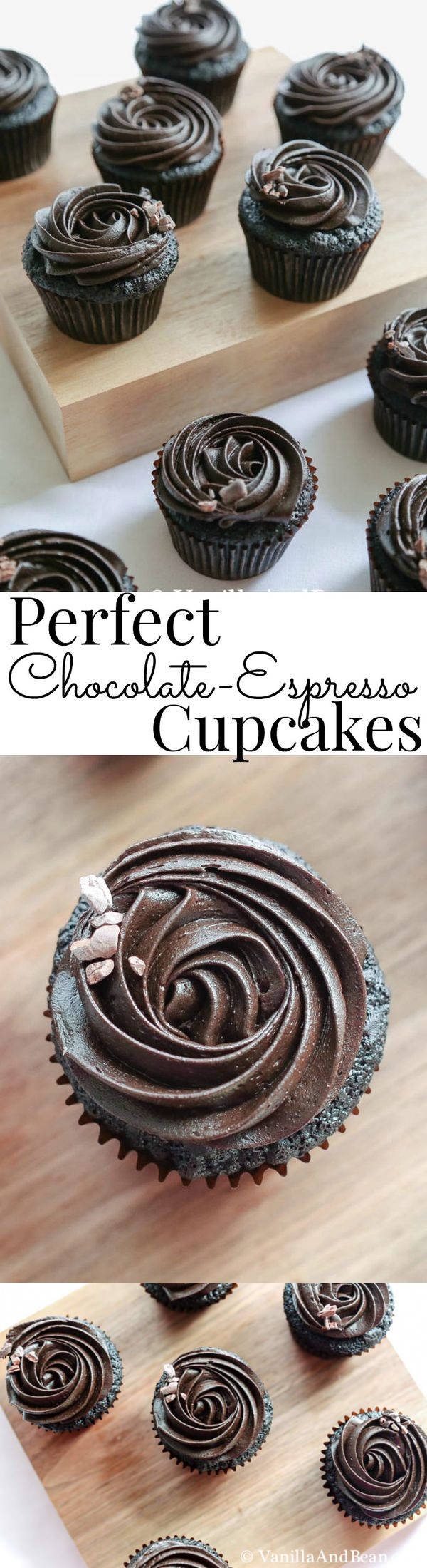 Perfect Chocolate Espresso Cupcakes