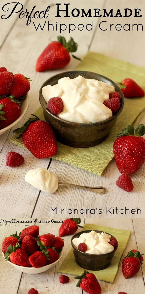 Perfect Homemade Whipped Cream