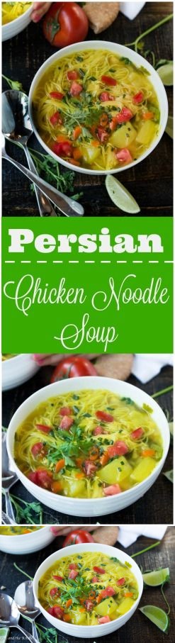 Persian Chicken Noodle Soup