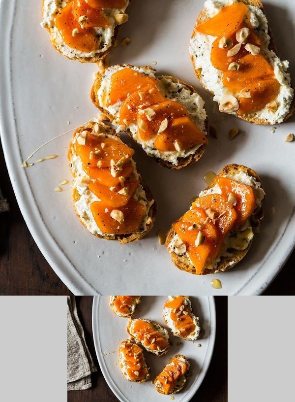 Persimmon Bruschetta