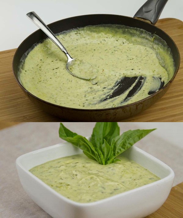 Pesto Cream Sauce