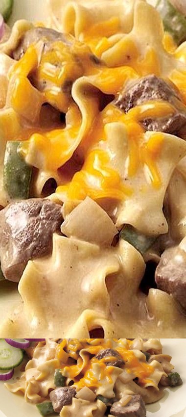 Philly Cheesesteak Casserole